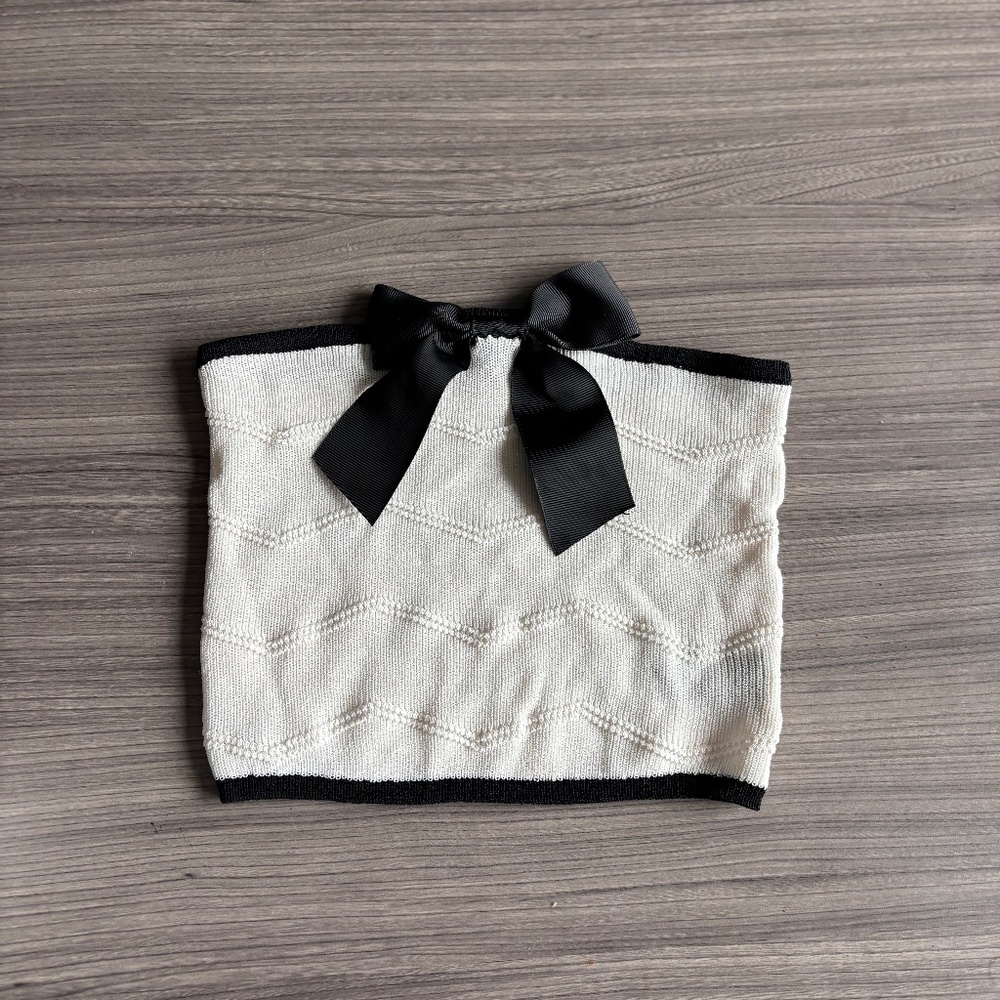 Coquette B&W Tube Top